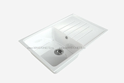 MAXSTONE Мойка глянцевая MS-7 (белый снег) 750*495*215